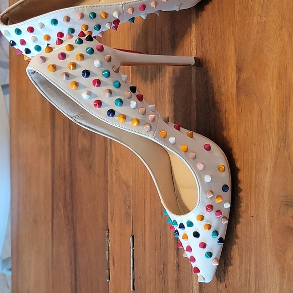 Christian Louboutin Multicolor Pigalle Spike Pumps - Picture 5 of 15